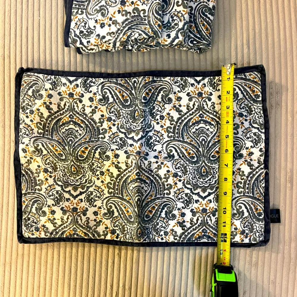 Paisley Bohemian Table Dining Hosting Party Placemats Set of 4